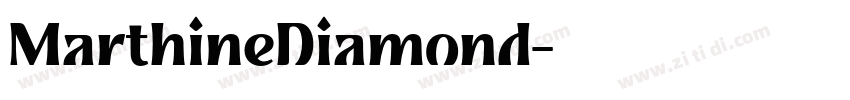 MarthineDiamond字体转换