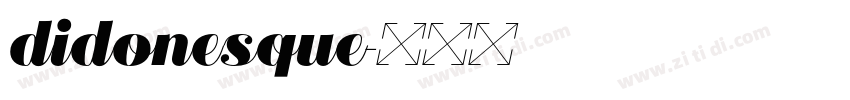didonesque字体转换