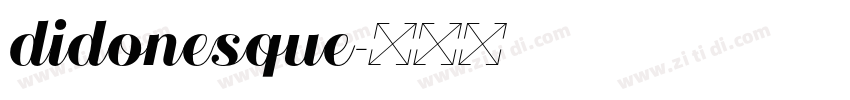 didonesque字体转换