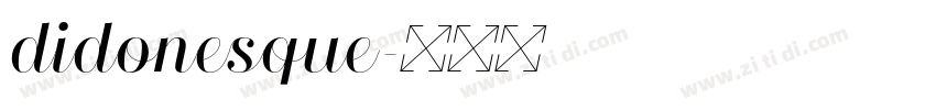 didonesque字体转换