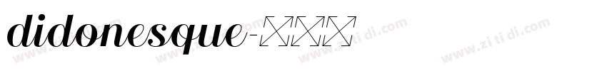 didonesque字体转换