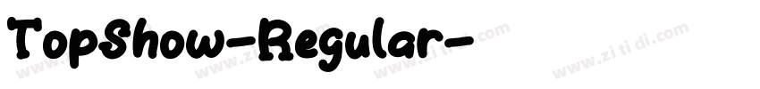 TopShow-Regular字体转换