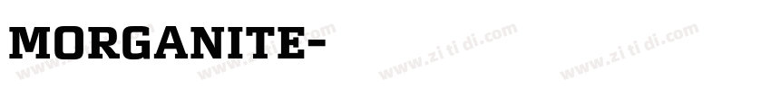 Morganite字体转换
