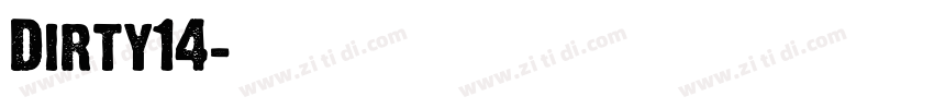 Dirty14字体转换