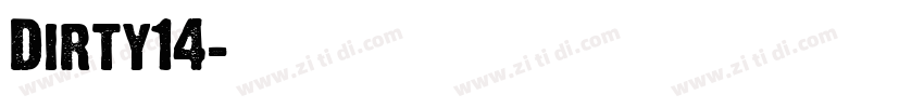 Dirty14字体转换