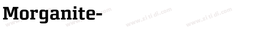 Morganite字体转换