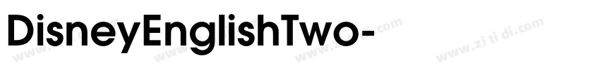 DisneyEnglishTwo字体转换