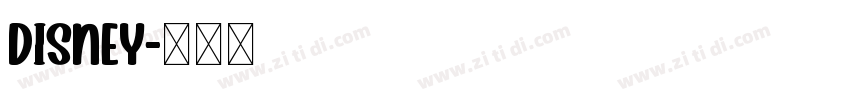 Disney字体转换
