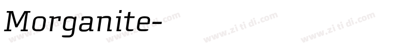 Morganite字体转换