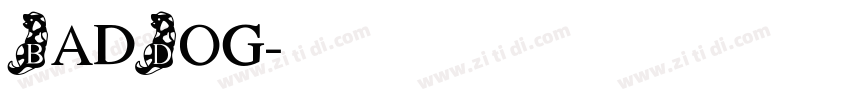 BadDog字体转换