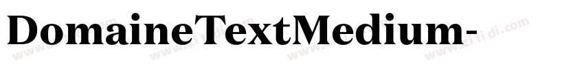 DomaineTextMedium字体转换 DomaineTextMedium字体转换