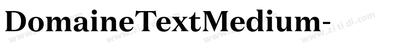 DomaineTextMedium字体转换 DomaineTextMedium字体转换
