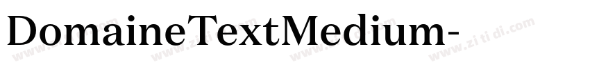 DomaineTextMedium字体转换 DomaineTextMedium字体转换
