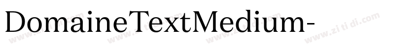 DomaineTextMedium字体转换 DomaineTextMedium字体转换