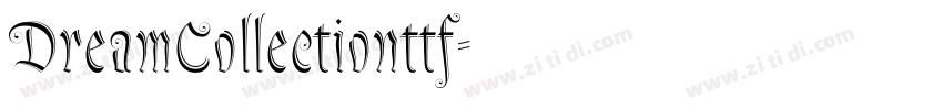 DreamCollectionttf字体转换