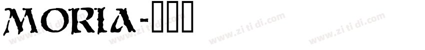 Moria字体转换