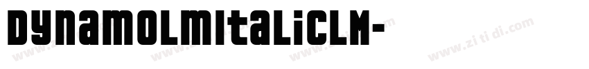 DynamoLmItalicLM字体转换