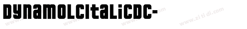 DynamoLcItalicDC字体转换