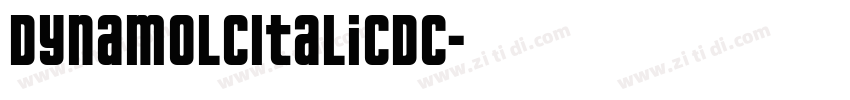 DynamoLcItalicDC字体转换