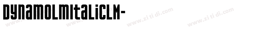 DynamoLmItalicLM字体转换