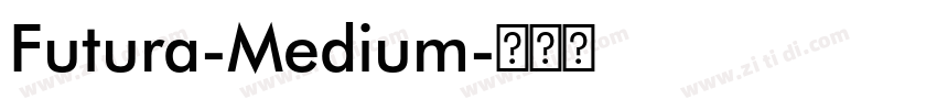 Futura-Medium字体转换