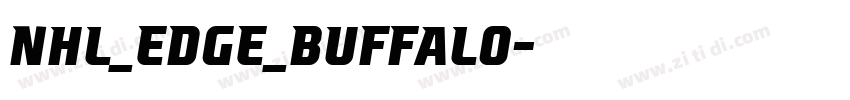 NHL_Edge_Buffalo字体转换