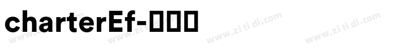 charterEf字体转换