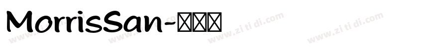 MorrisSan字体转换