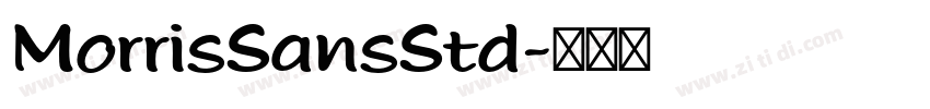 MorrisSansStd字体转换