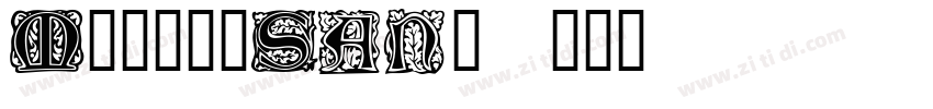 MorrisSans字体转换