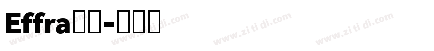 Effra字体字体转换