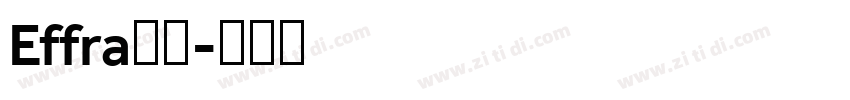 Effra字体字体转换