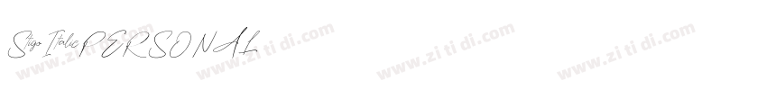 StigoItalicPERSONAL字体转换