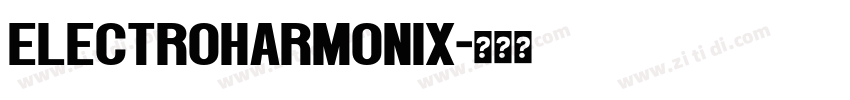 electroharmonix字体转换