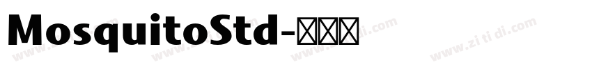 MosquitoStd字体转换