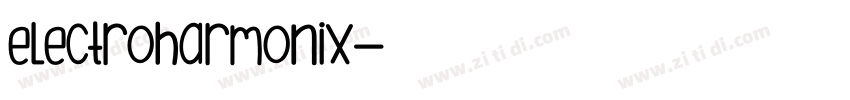 electroharmonix字体转换