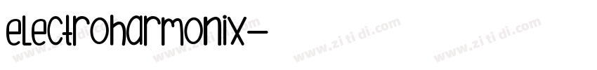 electroharmonix字体转换