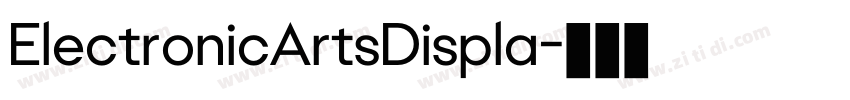 ElectronicArtsDispla字体转换
