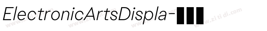 ElectronicArtsDispla字体转换