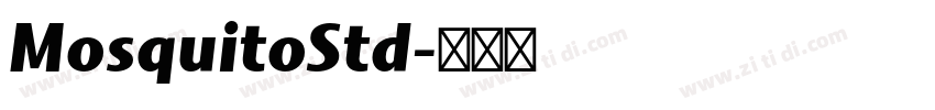 MosquitoStd字体转换
