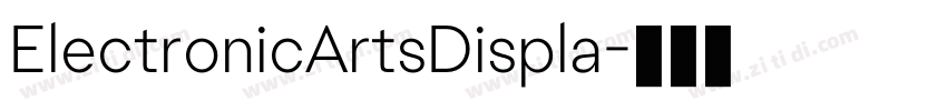 ElectronicArtsDispla字体转换