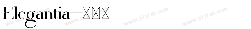 Elegantia字体转换