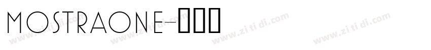 MostraOne字体转换