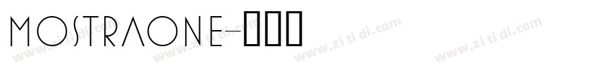 MostraOne字体转换