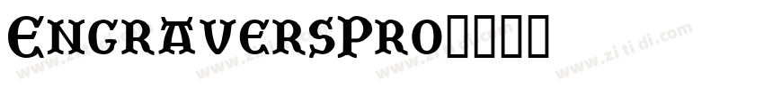 EngraversPro字体转换 EngraversPro字体转换