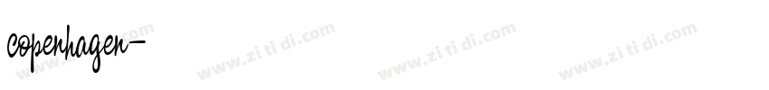copenhagen字体转换 copenhagen字体转换