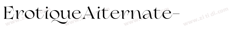 ErotiqueAiternate字体转换