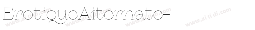 ErotiqueAiternate字体转换