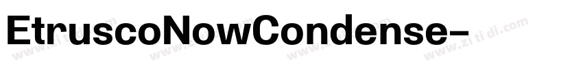 EtruscoNowCondense字体转换