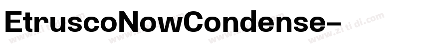 EtruscoNowCondense字体转换